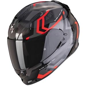 Celotna motoristična čelada SCORPION EXO-491 SPIN črno-rdeča prodam razprodaja