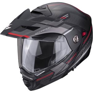 Motoristična čelada SCORPION ADX-2 CARRERA mat črno-rdeča