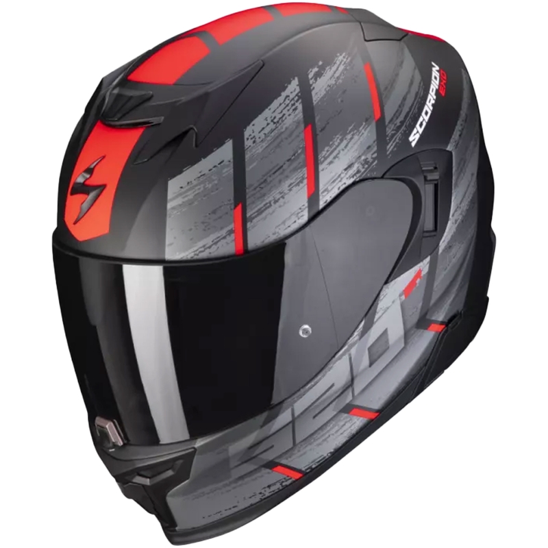 Integralna motoristična čelada Scorpion EXO-520 EVO Air Maha črno-rdeča razprodaja