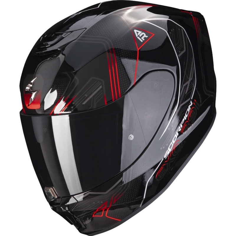 Integralna motoristična čelada Scorpion EXO-391 Spada black-neon red
