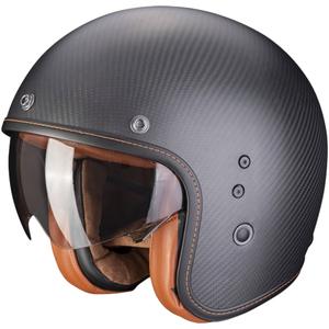 Odprta čelada Scorpion Belfast Evo Carbon Black Matte