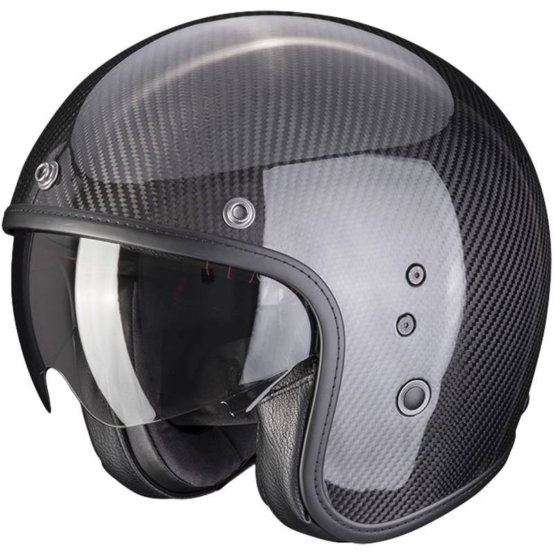 Odprta čelada Scorpion Belfast Evo Carbon Black