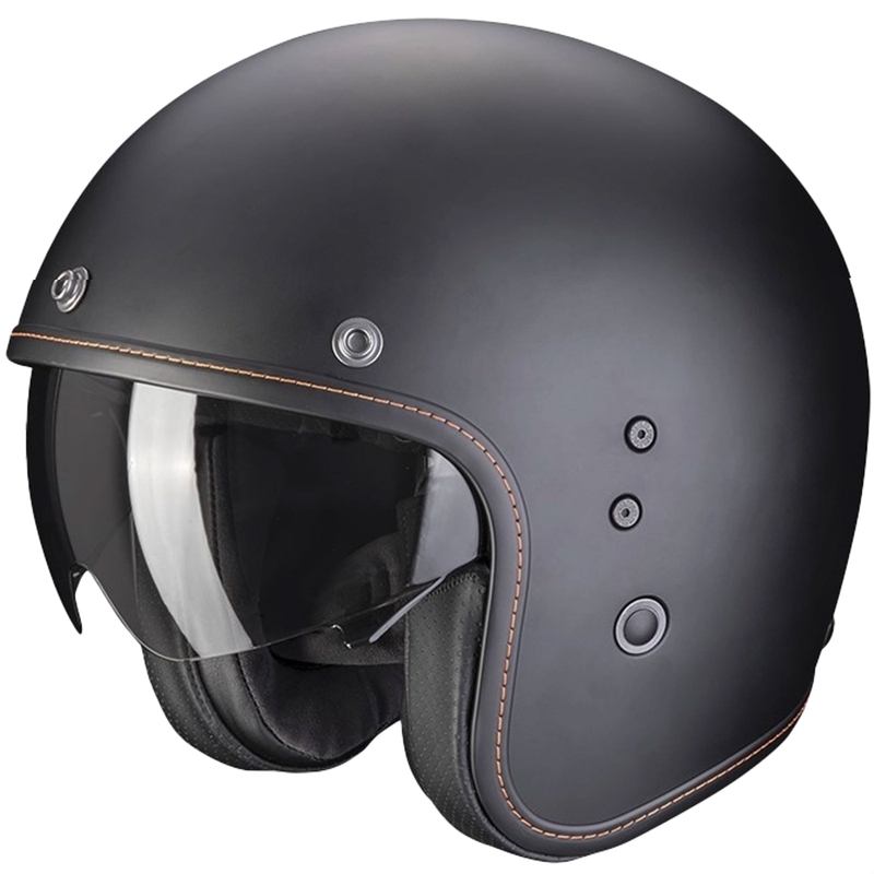 Odprta čelada SCORPION BELFAST EVO Solid črna mat