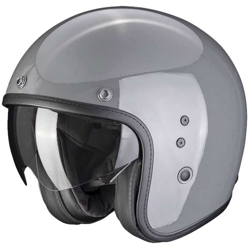 Odprta čelada SCORPION BELFAST EVO Solid cementno siva