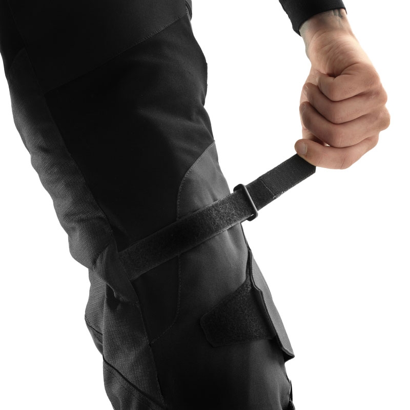 Črne motoristične hlače Rebelhorn Hardy 3.0