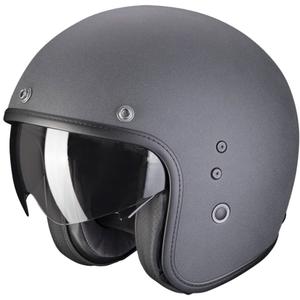 Odprta čelada SCORPION BELFAST EVO GRAPHITE temno siva