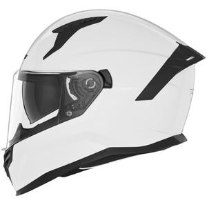Celoobrazna motoristična čelada NOX N401 bela