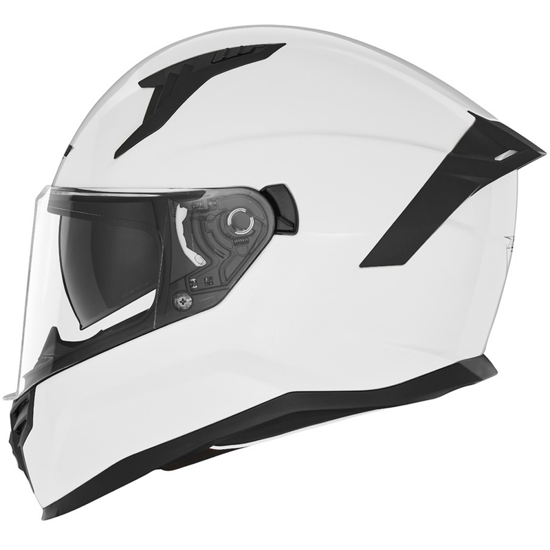 Celoobrazna motoristična čelada NOX N401 bela
