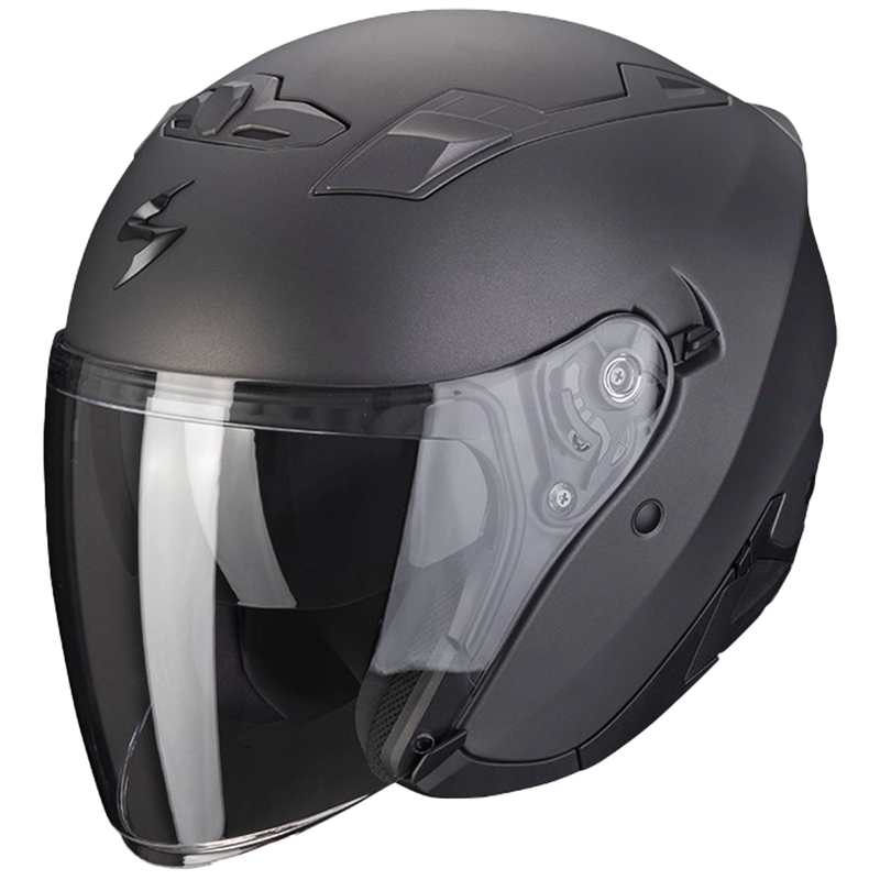 Odprta motoristična čelada SCORPION EXO-230 Solid mat antracit