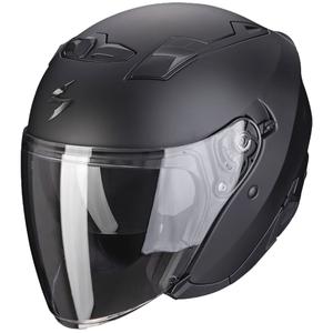 Odprta motoristična čelada SCORPION EXO-230 Solid  črna mat