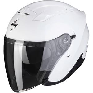 Odprta motoristična čelada SCORPION EXO-230 Solid bela