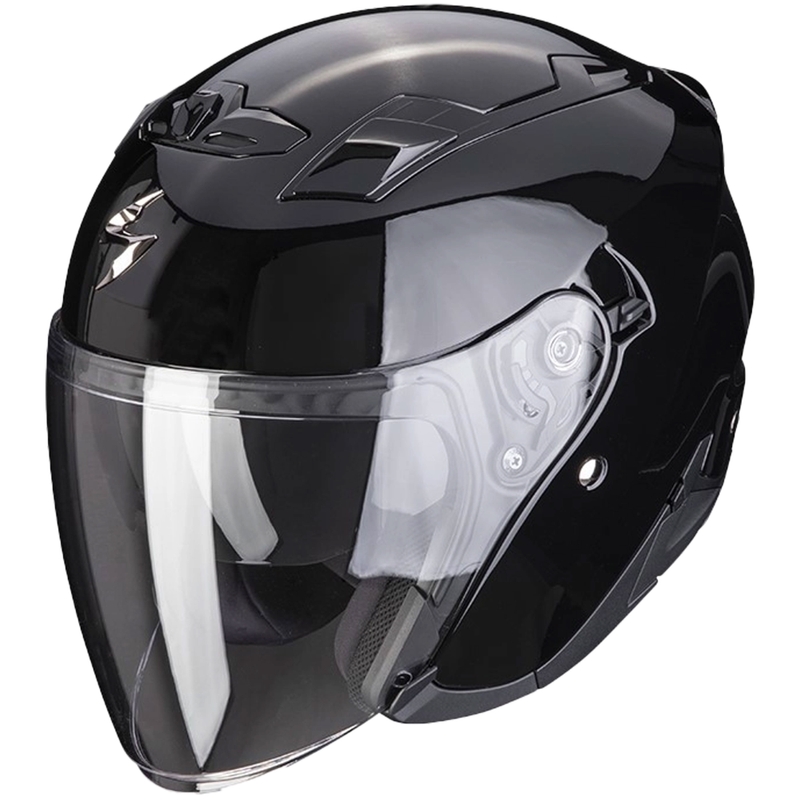 Odprta motoristična čelada SCORPION EXO-230 Solid črna