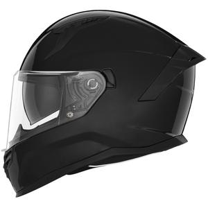 Črna celoobrazna motoristična čelada NOX N401