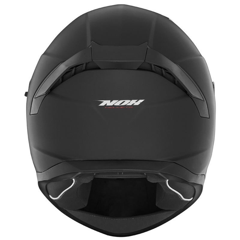 NOX N401 celoobrazna motoristična čelada mat črna