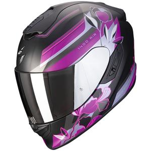 Integralna motoristična čelada Scorpion EXO-1400 EVO Air Gaia črna in roza mat