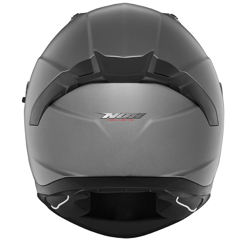 Celoobrazna motoristična čelada NOX N401, mat titan