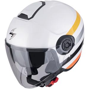 Odprta čelada Scorpion EXO-CITY II BEE belo-rumena