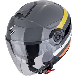 Odprta čelada Scorpion EXO-CITY II BEE sivo-rumeno-črna