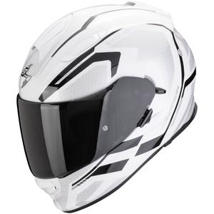 Celoobrazna motoristična čelada Scorpion EXO-491 KRYPTA belo-črna