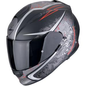 Scorpion EXO-491 RUN celoobrazna motoristična čelada mat črno-rdeča
