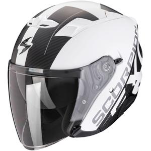 Odprta motoristična čelada SCORPION EXO-230 QR mat belo-črna