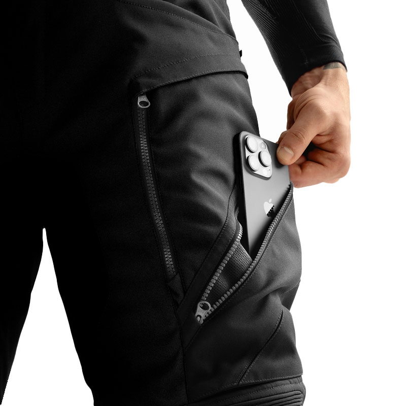 Podaljšane motoristične hlače Rebelhorn Hardy 3.0 črne