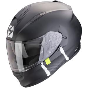 Scorpion EXO-491 CODE celoobrazna motoristična čelada mat črno-srebrna