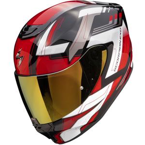 Scorpion EXO-391 Captor integralna motoristična čelada črno-rdeča