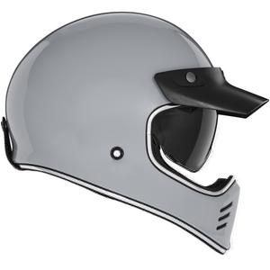 Celoobrazna motoristična čelada NOX PREMIUM SEVENTY II siva