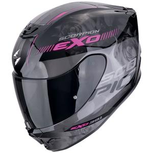 Integralna motoristična čelada Scorpion EXO-391 AVA črno-roza