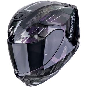 Integralna motoristična čelada Scorpion EXO-391 CLUTTER črna kameleon