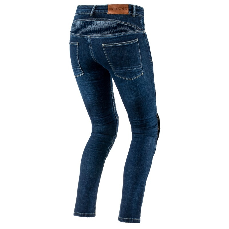 Ženske Ozone Agness Blue Motorcycle Jeans razprodaja