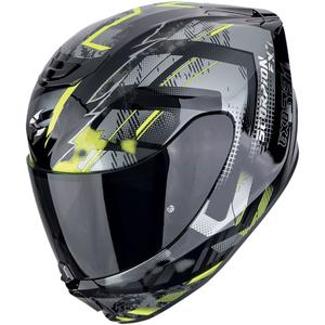 Integralna motoristična čelada Scorpion EXO-391 CLUTTER črno-fluo rumena