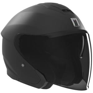 Odprta motoristična čelada NOX PREMIUM SPY mat črna