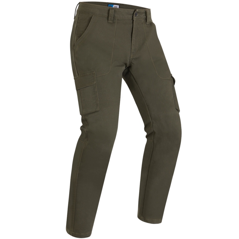 Motoristične kavbojke PMJ Aviator Cargo kaki