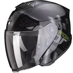 Odprta čelada Scorpion EXO-S1 Gravity črno-srebrna