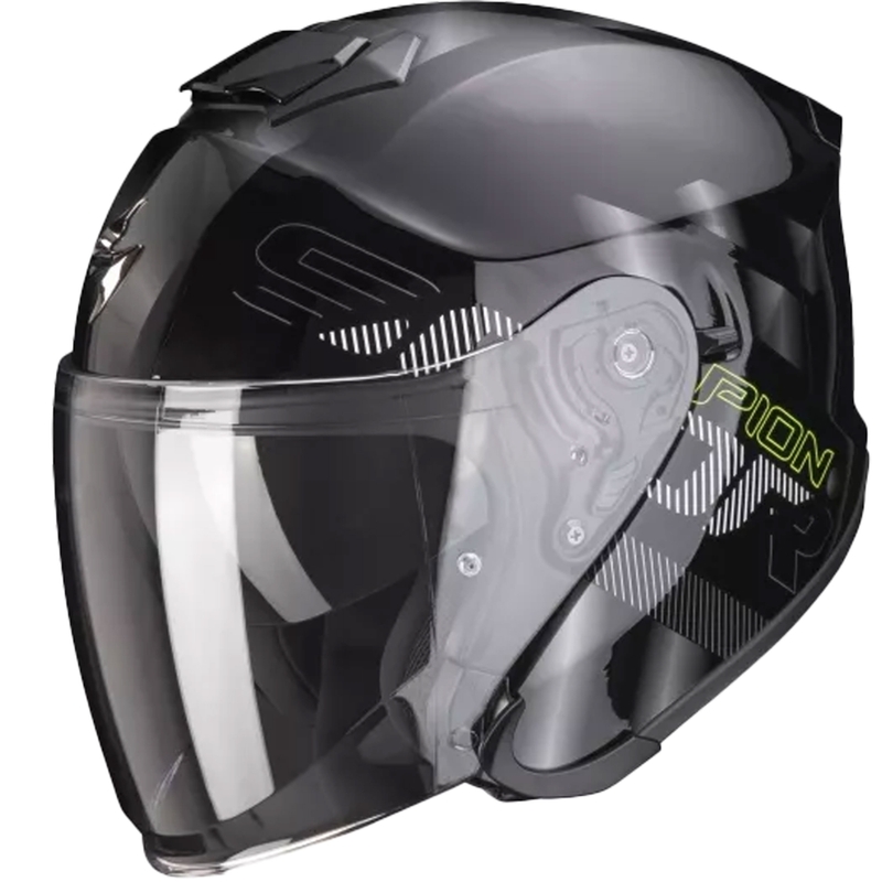 Odprta čelada Scorpion EXO-S1 Gravity črno-srebrna