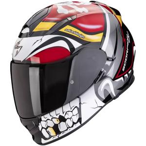 Celoobrazna motoristična čelada Scorpion EXO-491 PIRATE rdeča