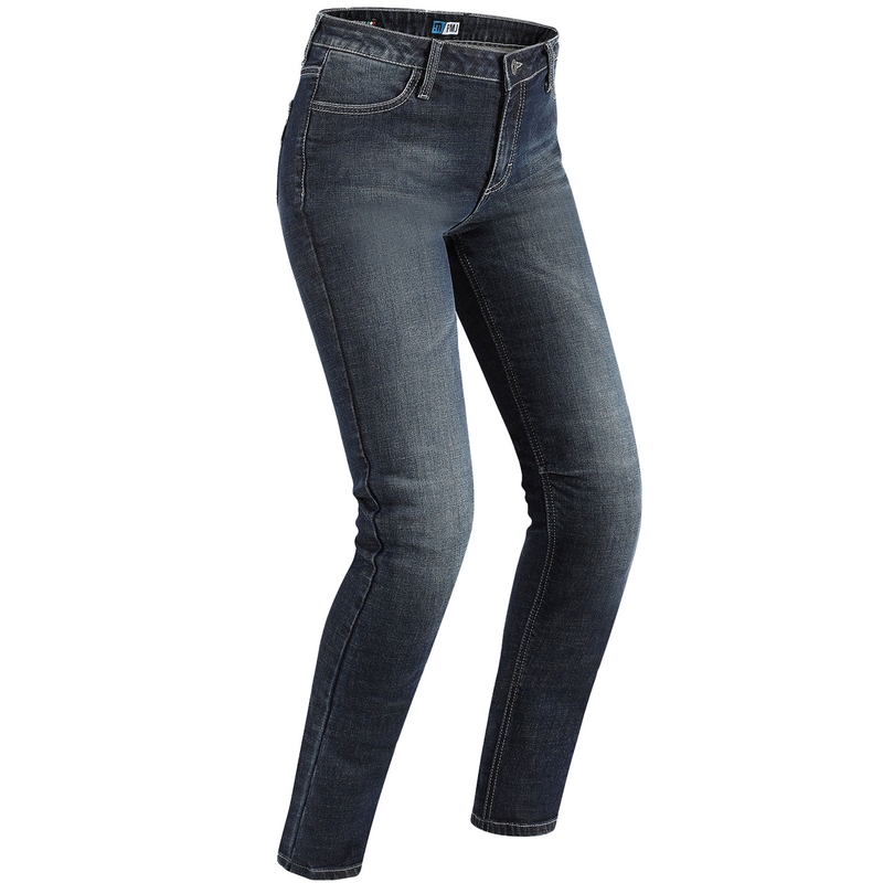 Ženske kavbojke PMJ Rider Blue Motorcycle Jeans razprodaja