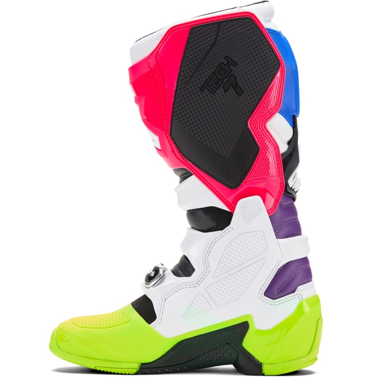 Večbarvni motokros škornji Alpinestars TECH 7 v omejeni izdaji Hay