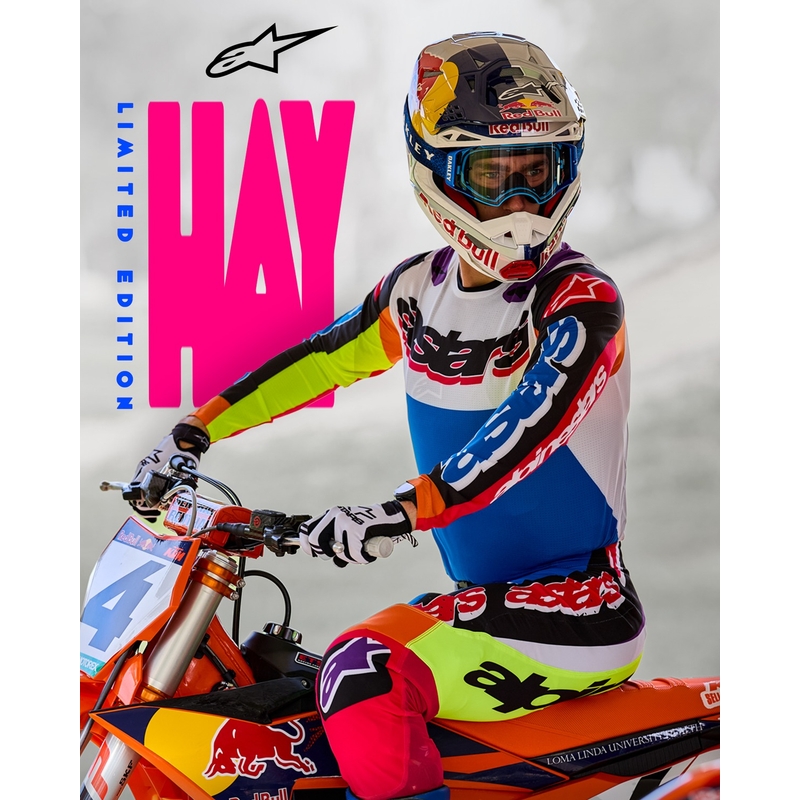 Alpinestars Supertech SX motokros majica omejena serija HAY večbarvna
