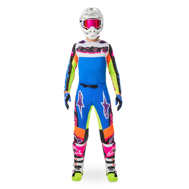 Alpinestars Supertech SX motokros majica omejena serija HAY večbarvna