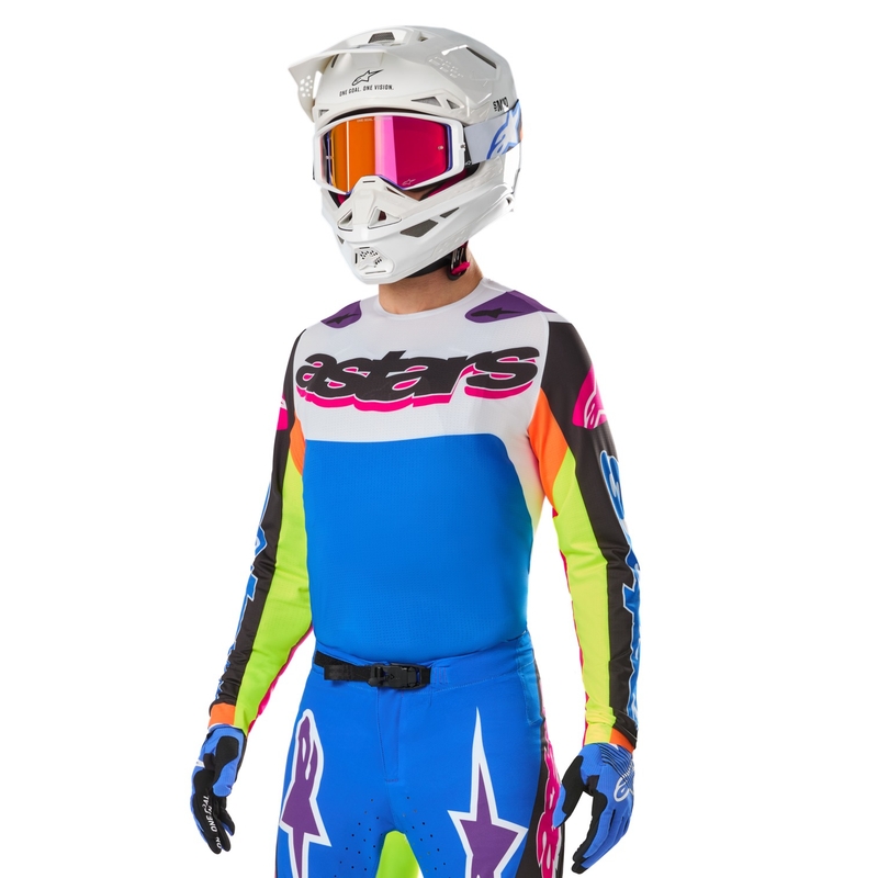 Alpinestars Supertech SX motokros majica omejena serija HAY večbarvna