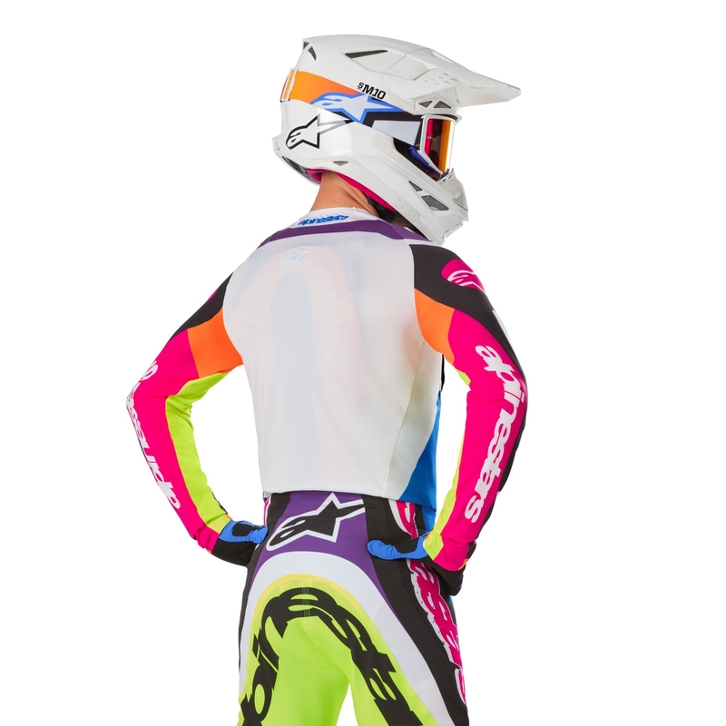 Alpinestars Supertech SX motokros majica omejena serija HAY večbarvna