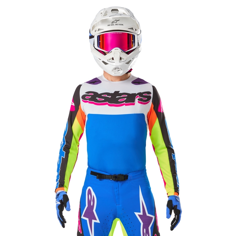Alpinestars Supertech SX motokros majica omejena serija HAY večbarvna