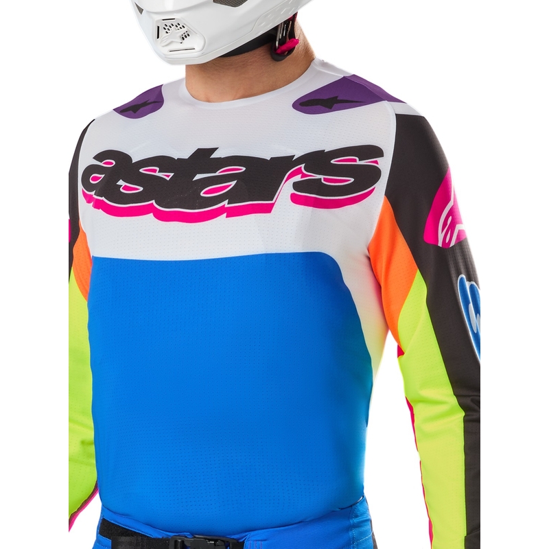 Alpinestars Supertech SX motokros majica omejena serija HAY večbarvna