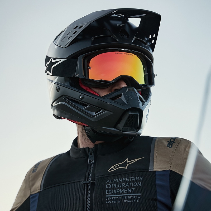 Alpinestars ST-2 Air motoristična jakna temno modra-temno kaki-črna