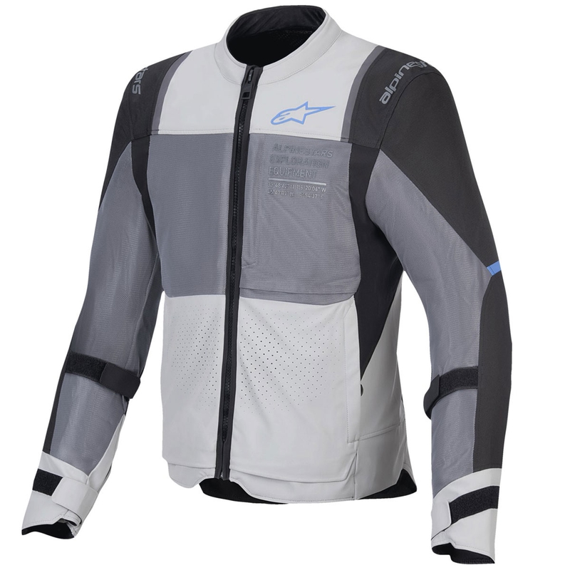 Alpinestars ST-2 Air motoristična jakna svetlo sivo-sivo-črna