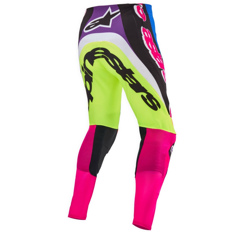 Večbarvne motokros hlače Alpinestars SUPERTECH omejena serija HAY