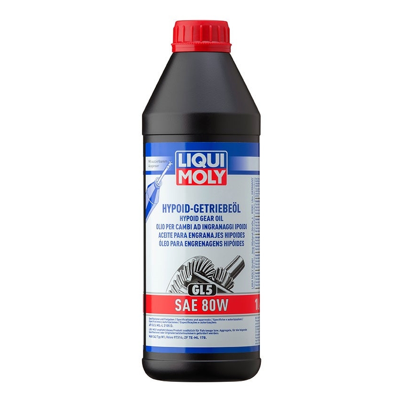 Hipoidno olje za menjalnike LIQUI MOLY SAE 80W 1 l